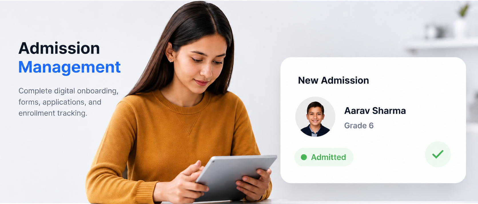 Admission Management preview