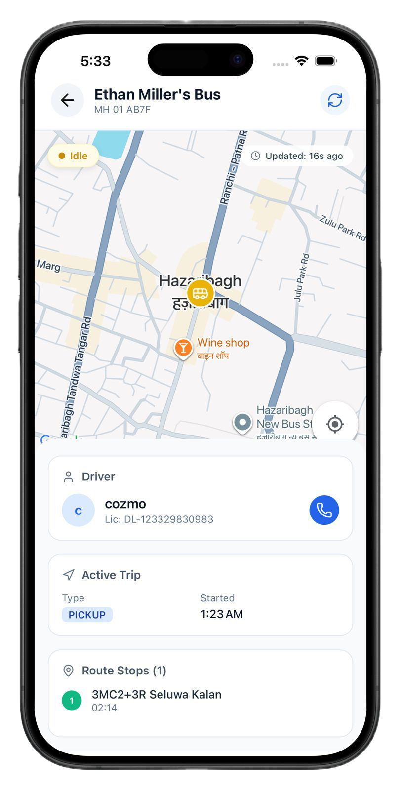 EduBreezy Bus Tracking